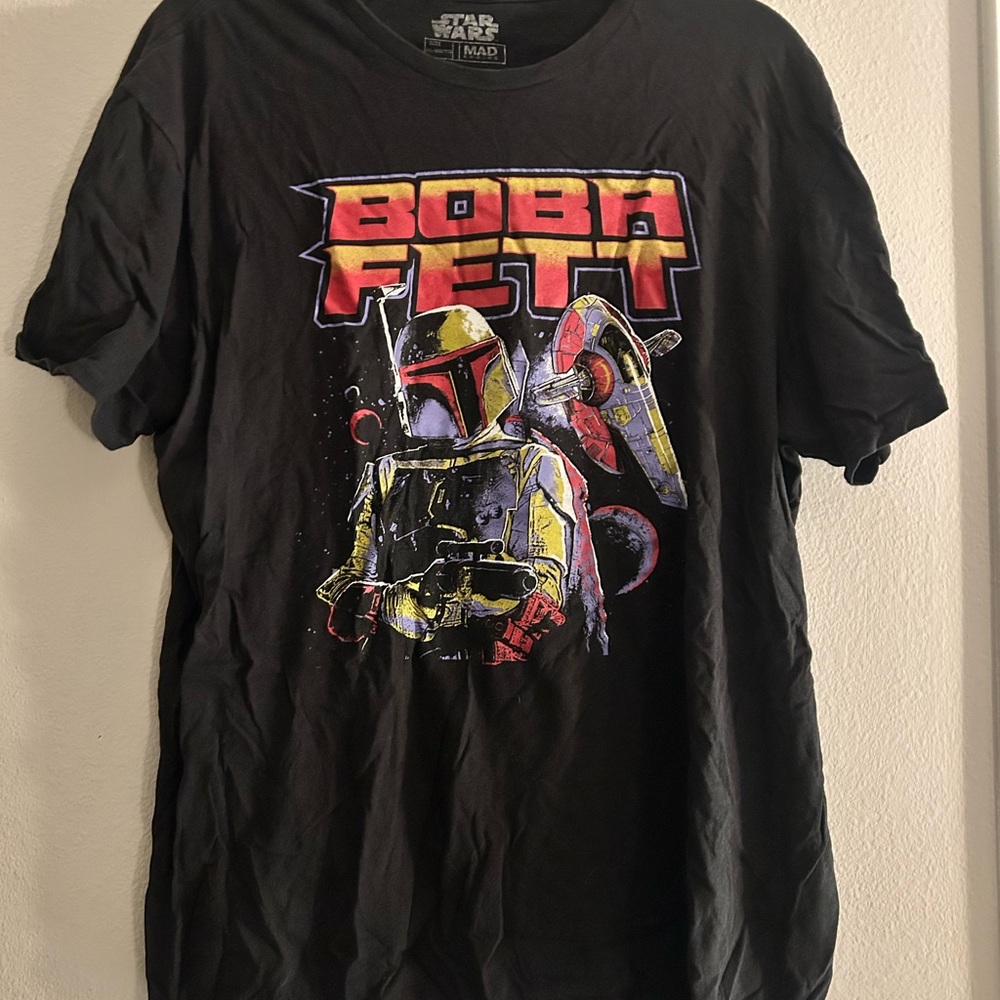 Star Wars Black Tee with Bold Graphic